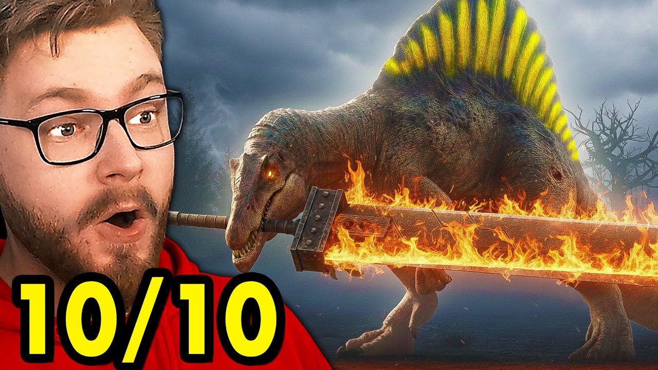 GRA, w której DINOZAURY WALCZĄ MIECZAMI - Dinoblade