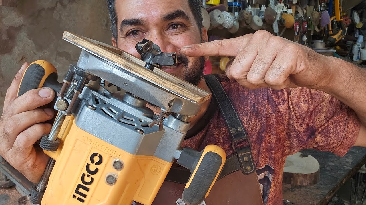 como plainar madeira usando tupia com essa fresa