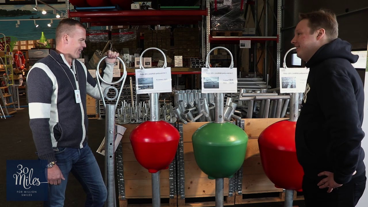 Turvallinen satama: Poijut ja ankkuripainot (Buoys and Anchor Weights)