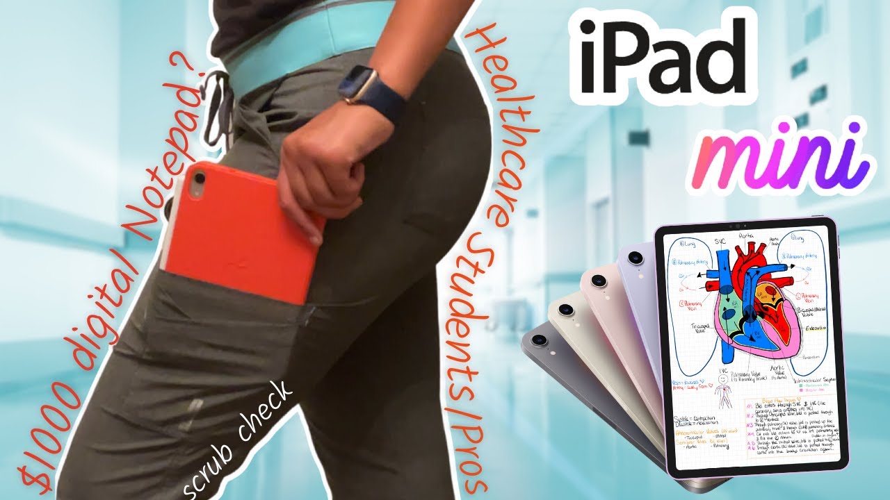 iPad Mini for HEALTHCARE Pros/STUDENTS | Does it fit into Scrubs!? | iPad Unboxing, Demo, & Review