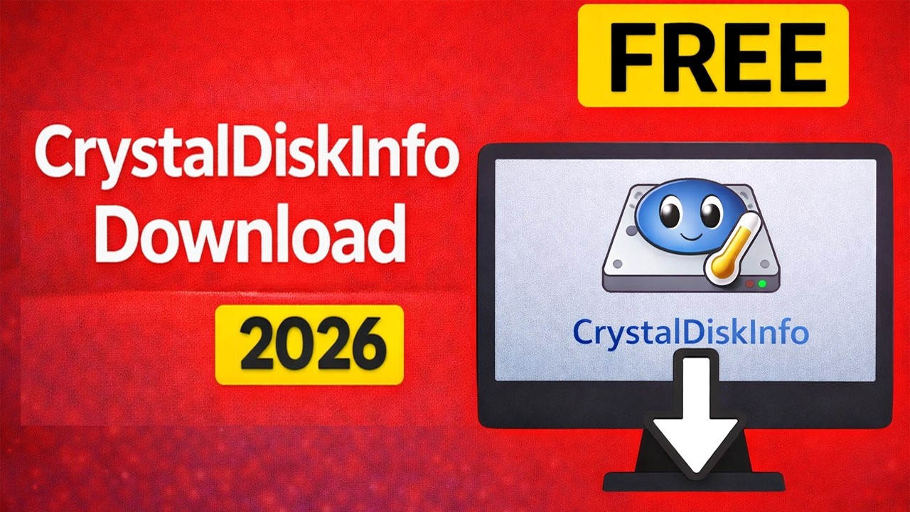 Как бесплатно скачать CrystalDiskInfo в 2026 году | Скачать Crystal Disc Info | программное обесп...