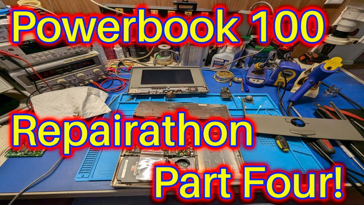 Серия репетиций по ремонту Macintosh PowerBook 100 — Часть 4
