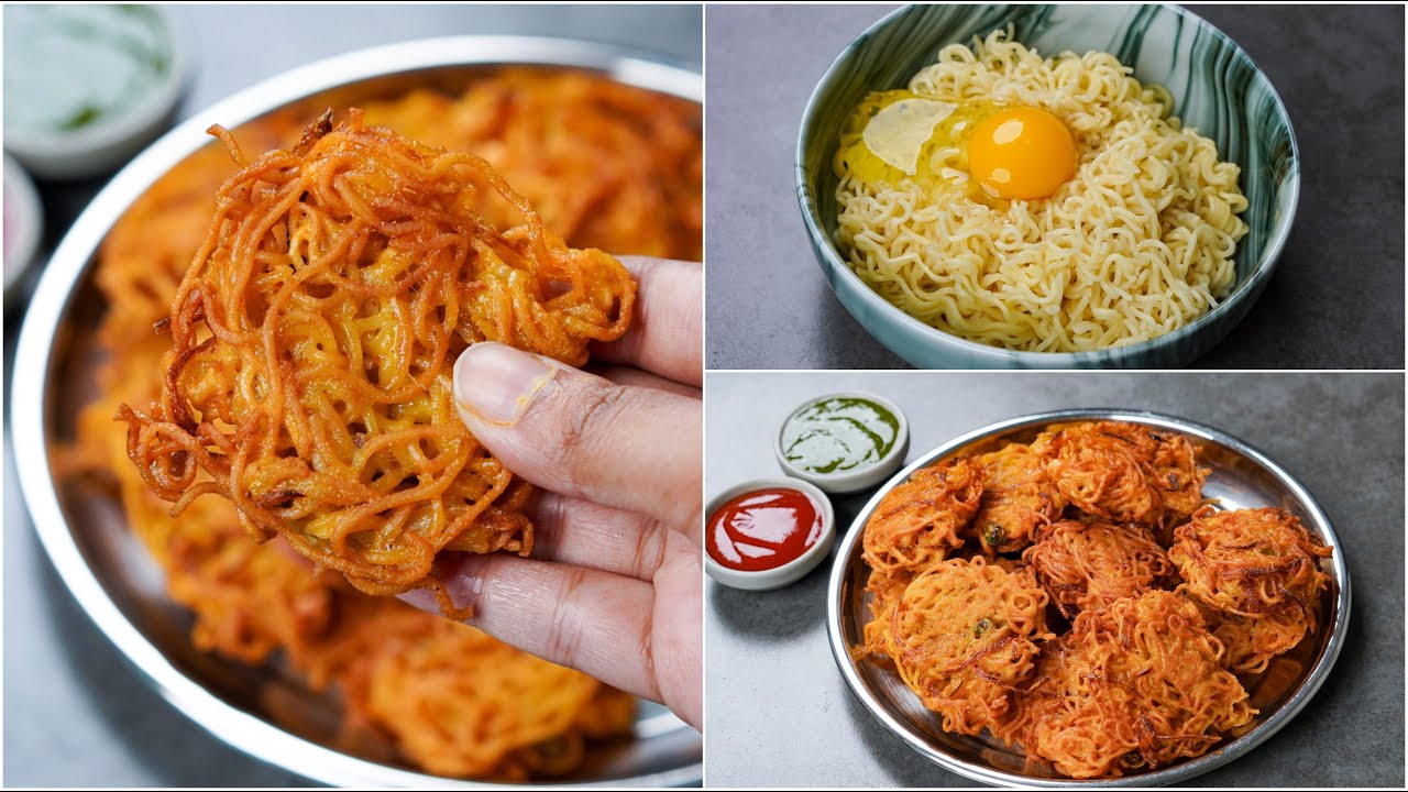 Noodles Pakora Recipe | Winter Evening Snacks Recipe | Easy & Quick Pakoda Recipe