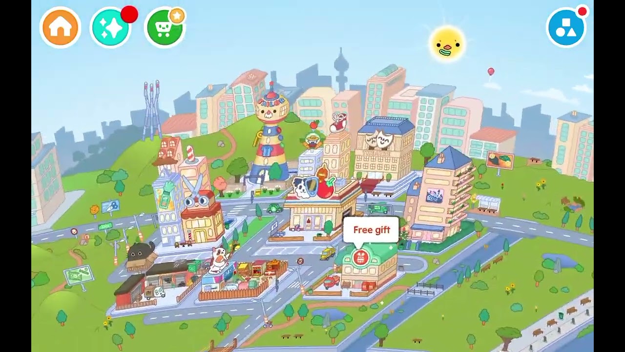 Happy family in tagalog version of toca boca!!!!!