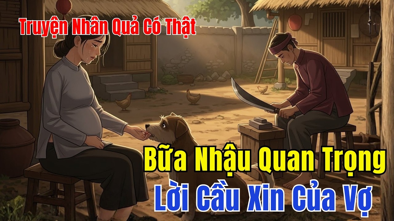 Khi Bữa Nhậu Quan Trọng Hơn Lời Cầu Xin Của Vợ: Giết Chó Đãi Khách Dù Vợ Mang Bầu Khóc Lóc Ngăn Cản
