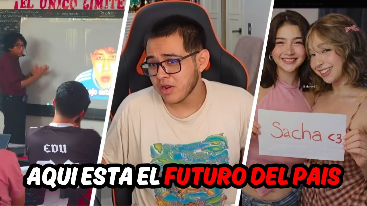 😎ESTE ES EL FUTURO DEL PAIS 🤨 ¿SACHA COMO EJEMPLO EN CLASES?  🤔 Sacha Reacciona
