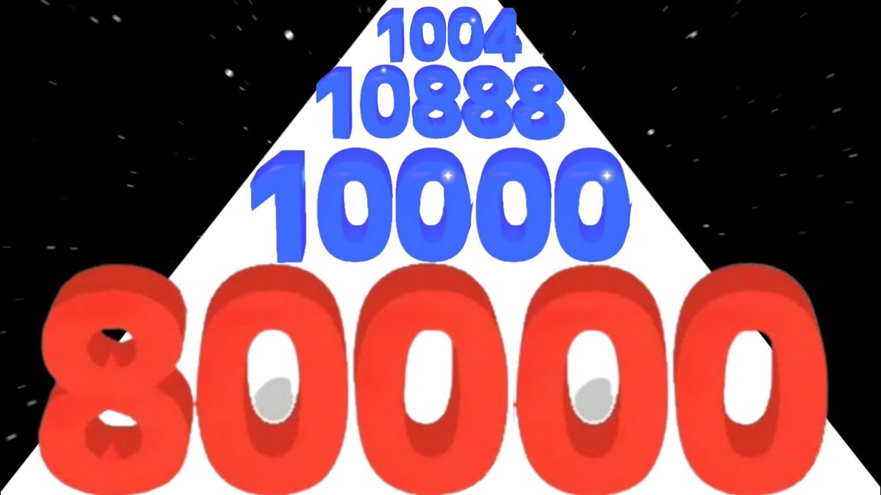 Blob Merge 3D / Number Master, Number Running - Level Up (Max Level) Game