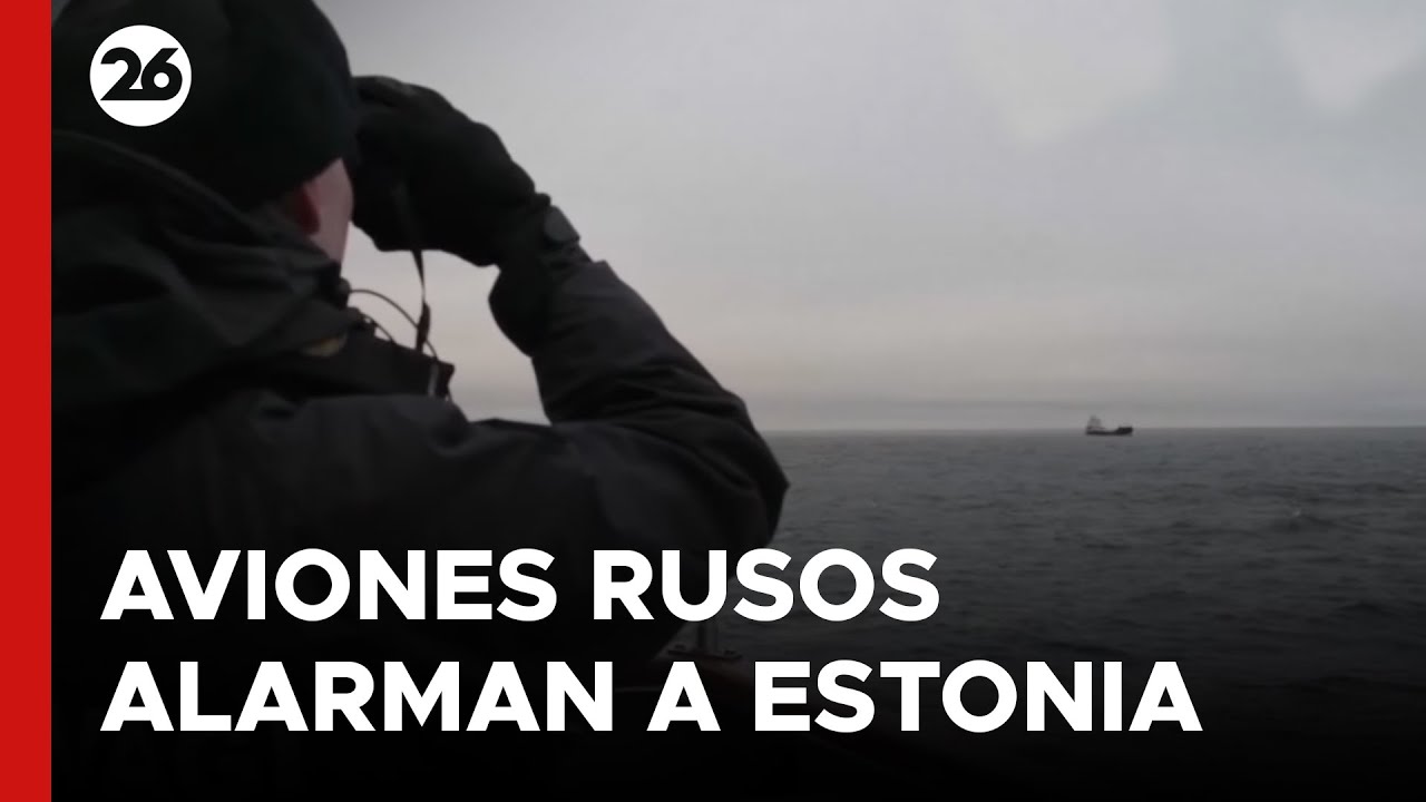🚨 Aviones de combate RUSOS sobrevolaron el espacio AÉREO de ESTONIA