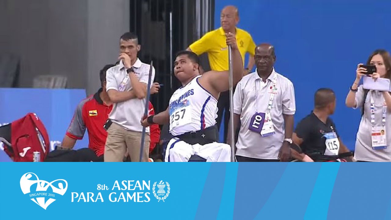 Athletics: Track & Field Men's Javelin Throw - F55/57 | 8th ASEAN Para Games 2015