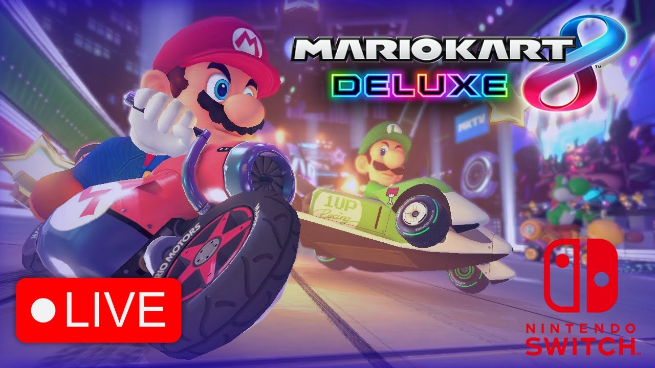 Mario Kart 8 online #2 (Primeira Live do Ano!)