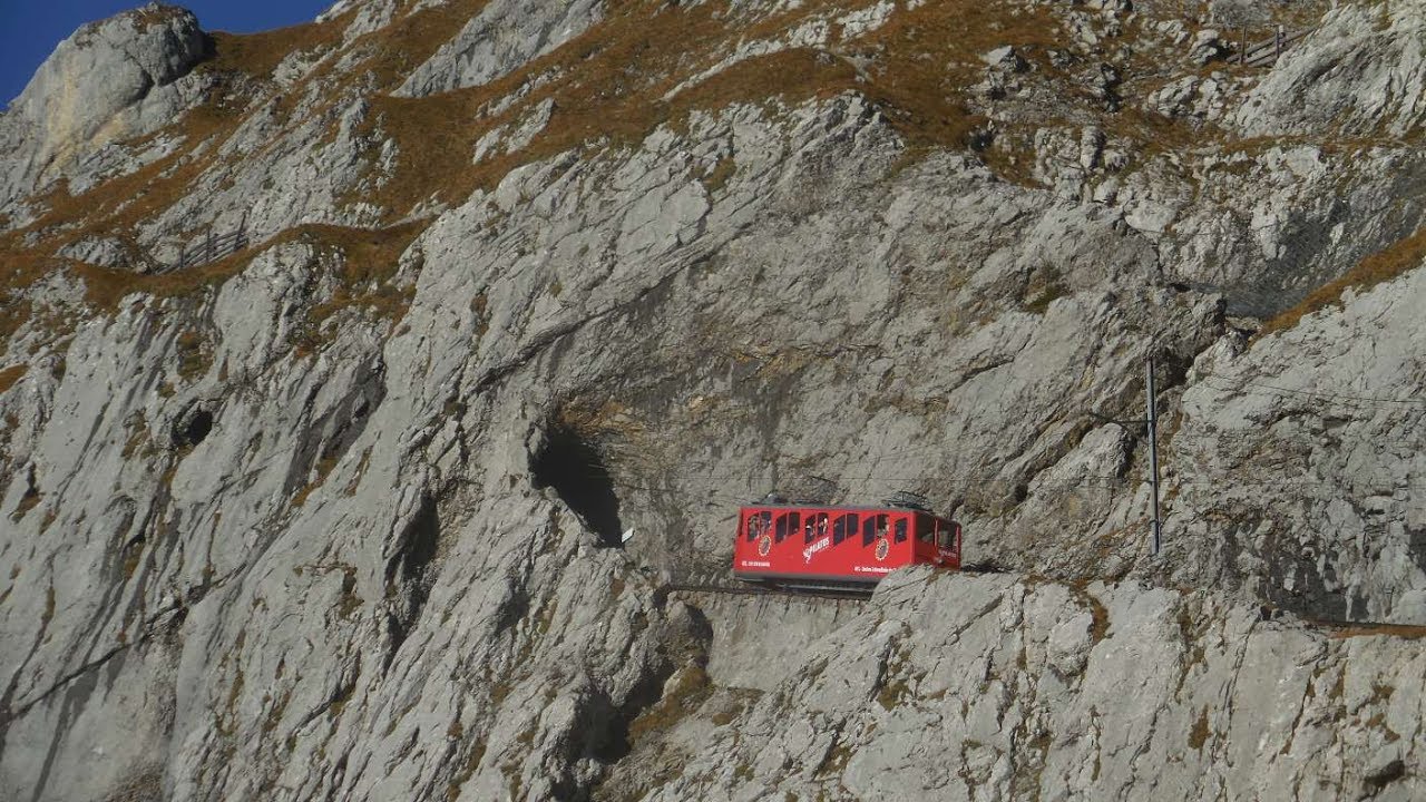 Die Pilatusbahn - Steilste Zahnradbahn der Welt