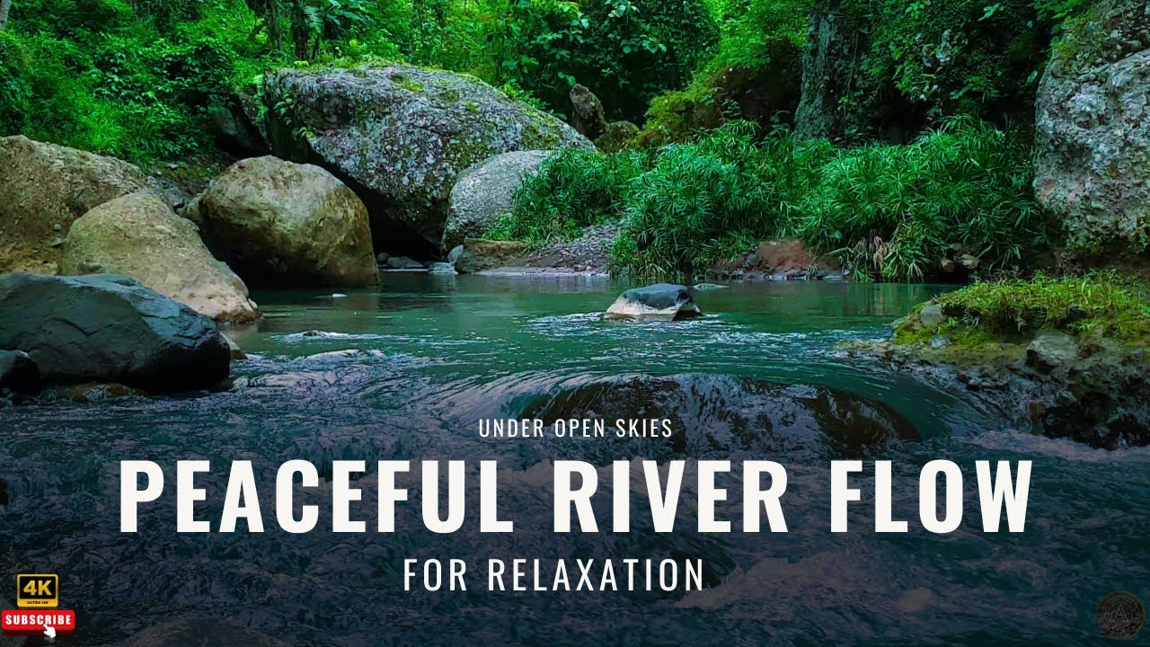 Under Open Skies | Peaceful River Flow for Relaxation