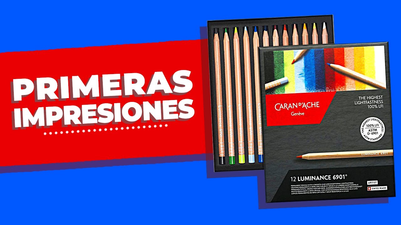 Caran D Ache Luminence ¡Primeras Impresiones!