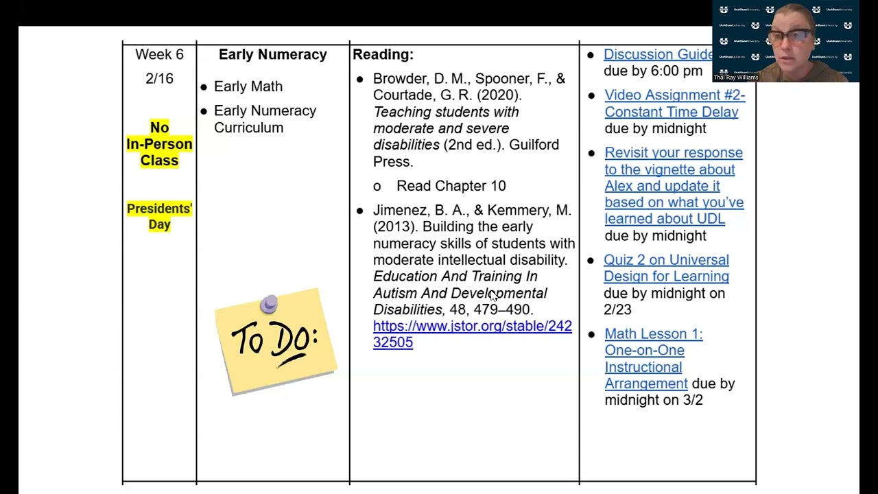 Week 6 and Future Assignments