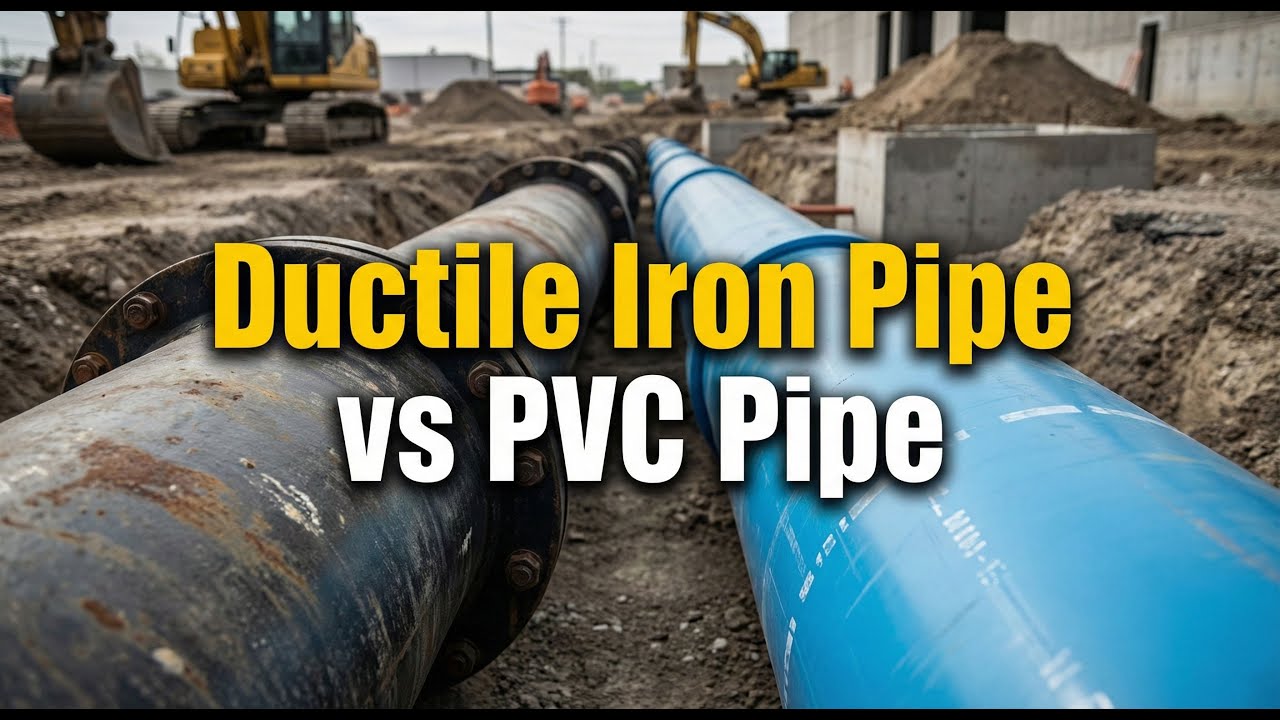 Ductile Iron Pipe vs PVC Pipe: Real Engineering Comparison