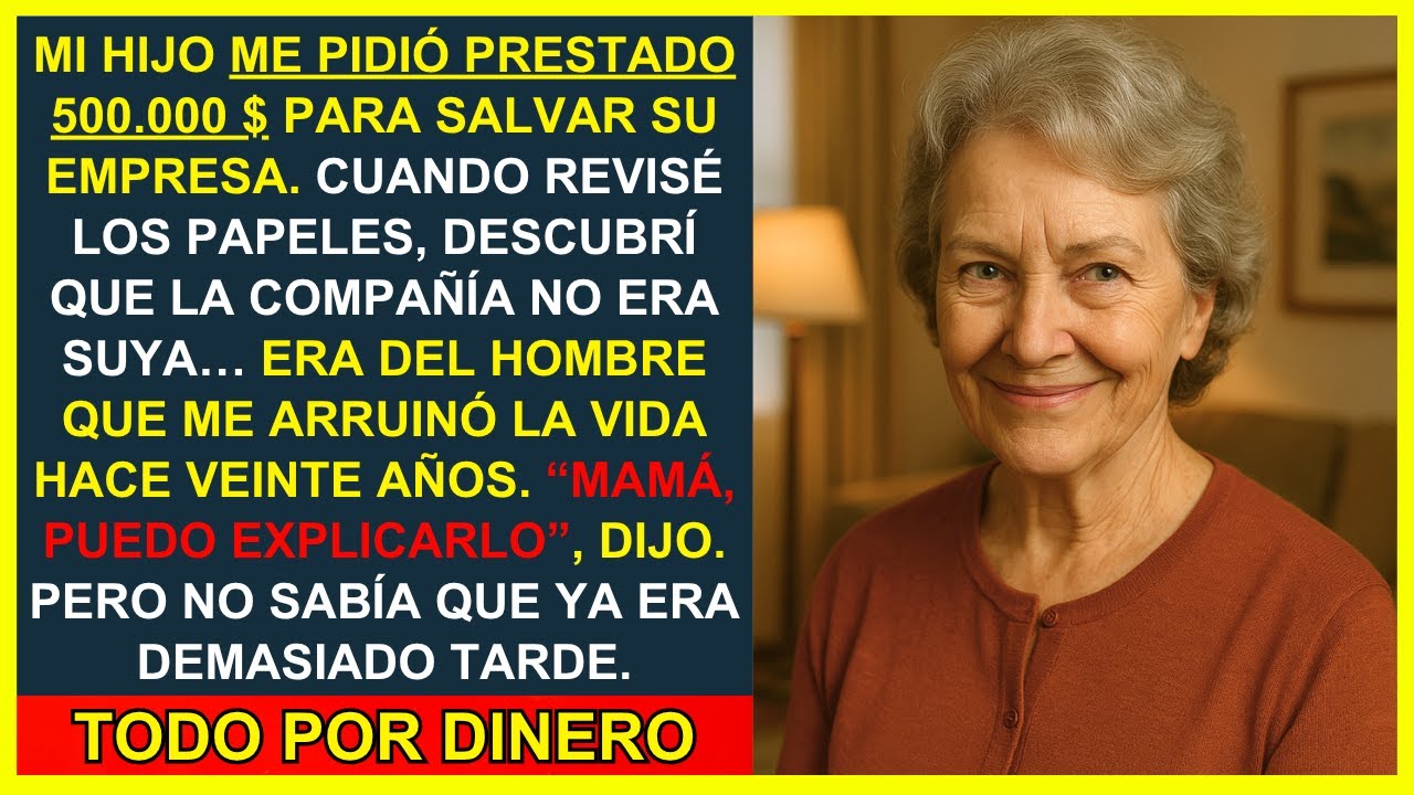 Mi hijo me pidió prestado 500.000$ para su empresa; al revisar los papeles, descubrí algo que…
