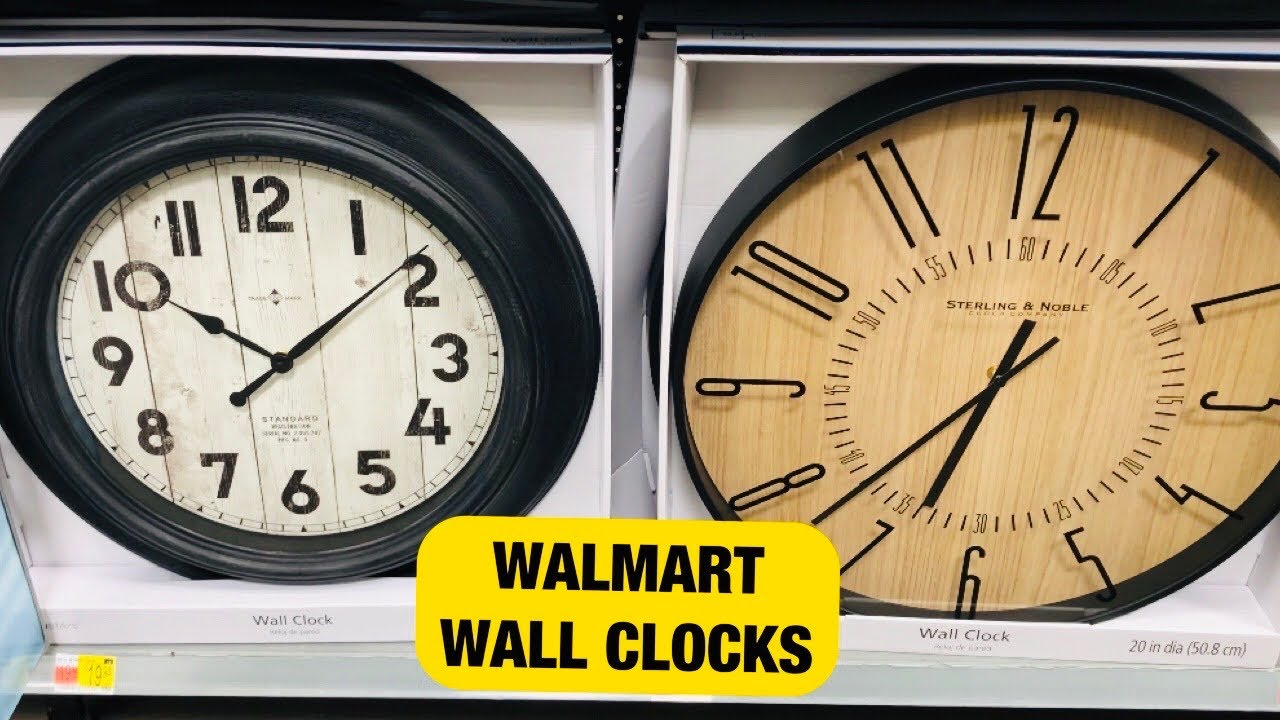 WALL CLOCKS IN WALMART