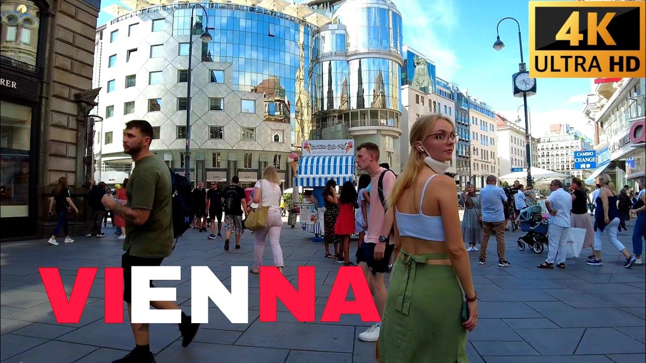 [4K] Vienna Austria City Walk in August 2022 - Walking Tour at Stephansplatz Wien