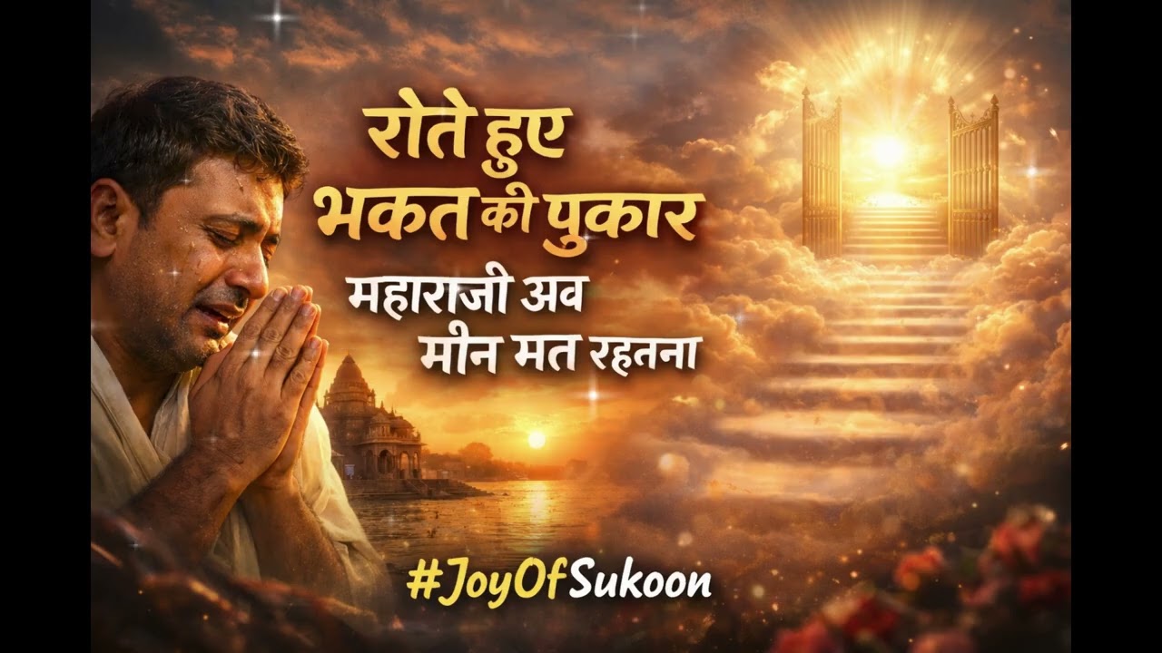 रोते हुए भक्त की पुकार | डॉ. प्रेम रावत जी को समर्पित भजन  | Heart Touching Bhajan | #JoyOfSukoon