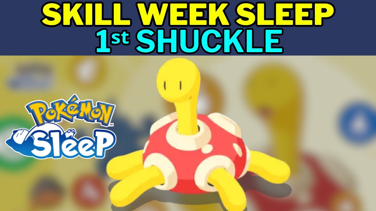Skill Week Sleep: First Shuckle #pokemonsleep