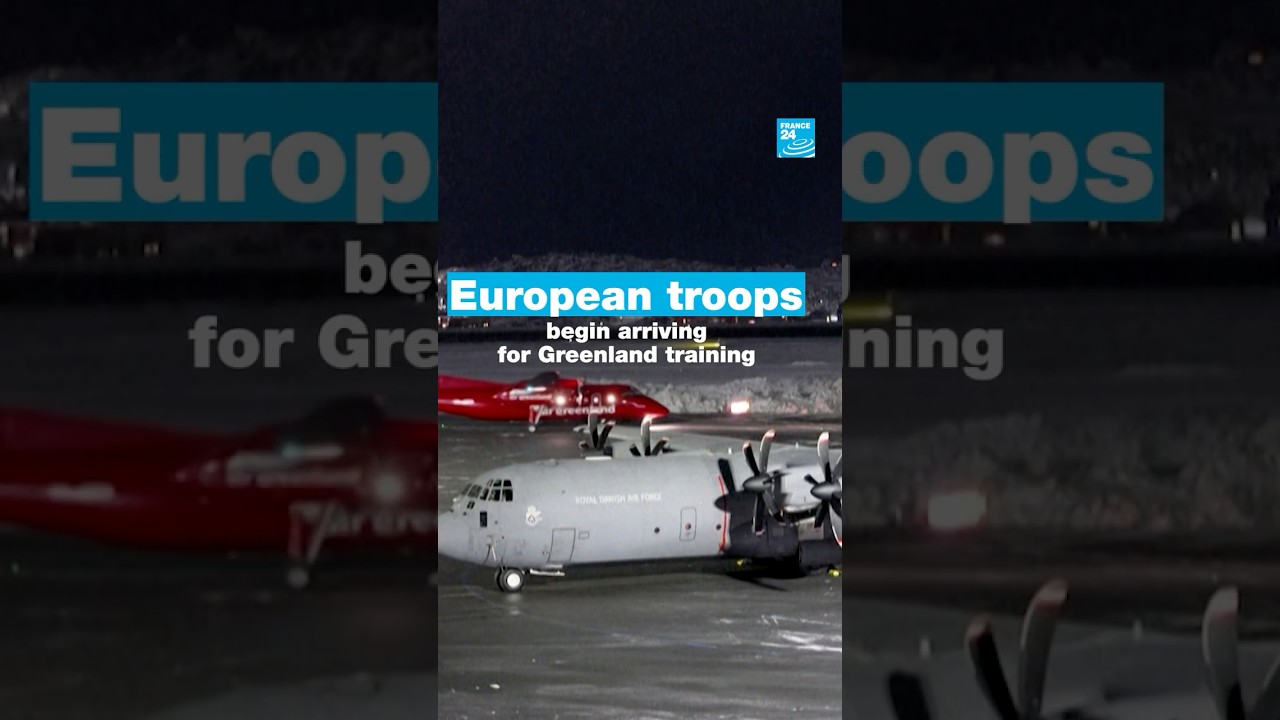 European troops arrive in Greenland for training after fraught US talks &bull; FRANCE 24 English