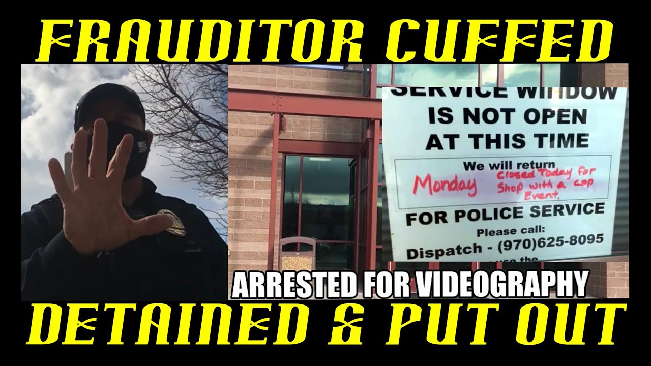 Frauditor Cuffed, Detained & Kicked Out of Court House!