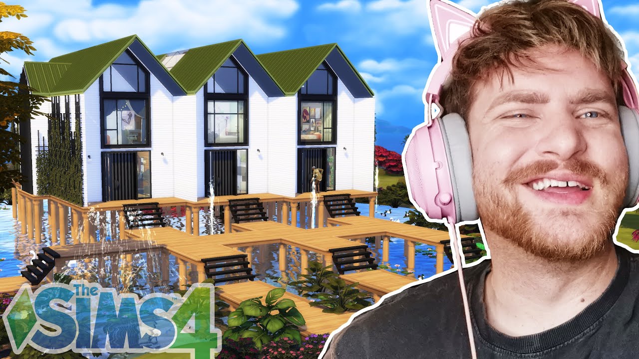 I built 3 MODERN FAMILY APARTMENTS on a LAKE!!