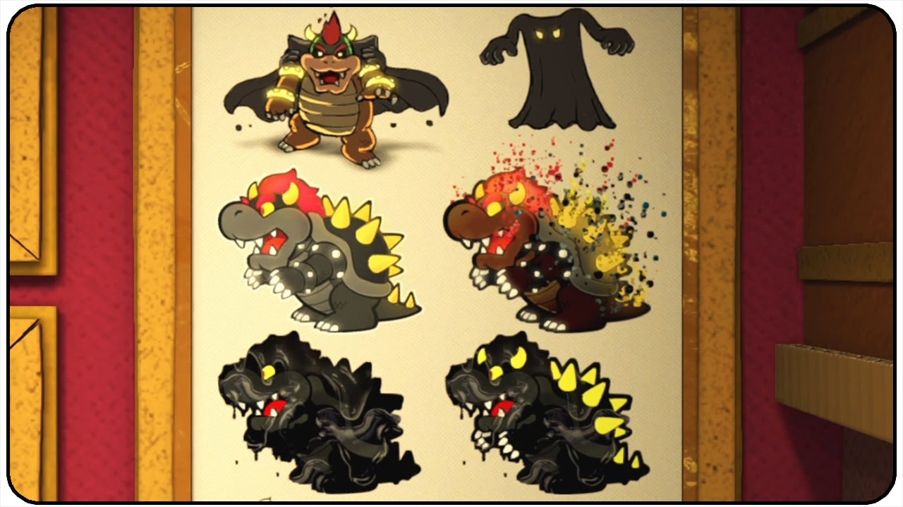 Paper Mario Color Splash - All Artworks