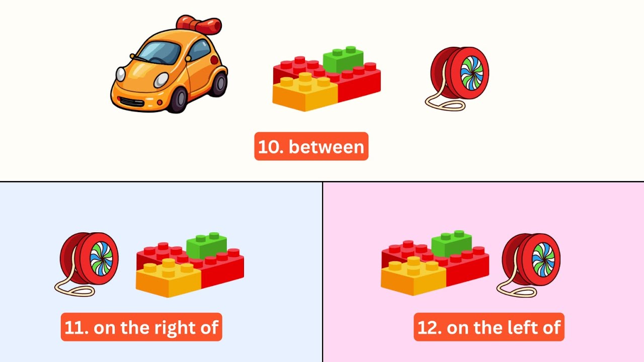 🧸Toys and Games | Where Is It ?🪁 Learn Prepositions with Toys