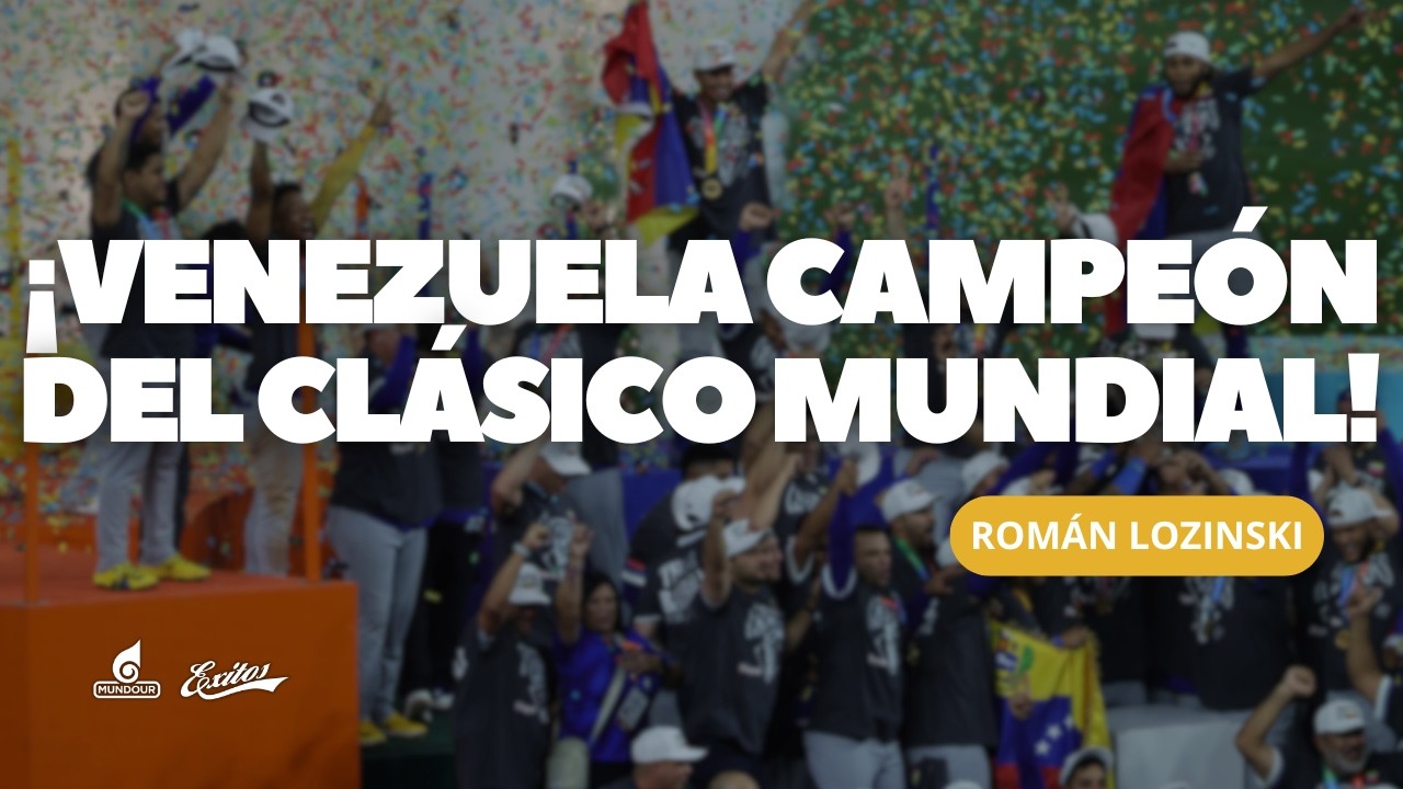Lo que no viste de la celebración de Venezuela  campeón del Clásico Mundial de Béisbol 2026