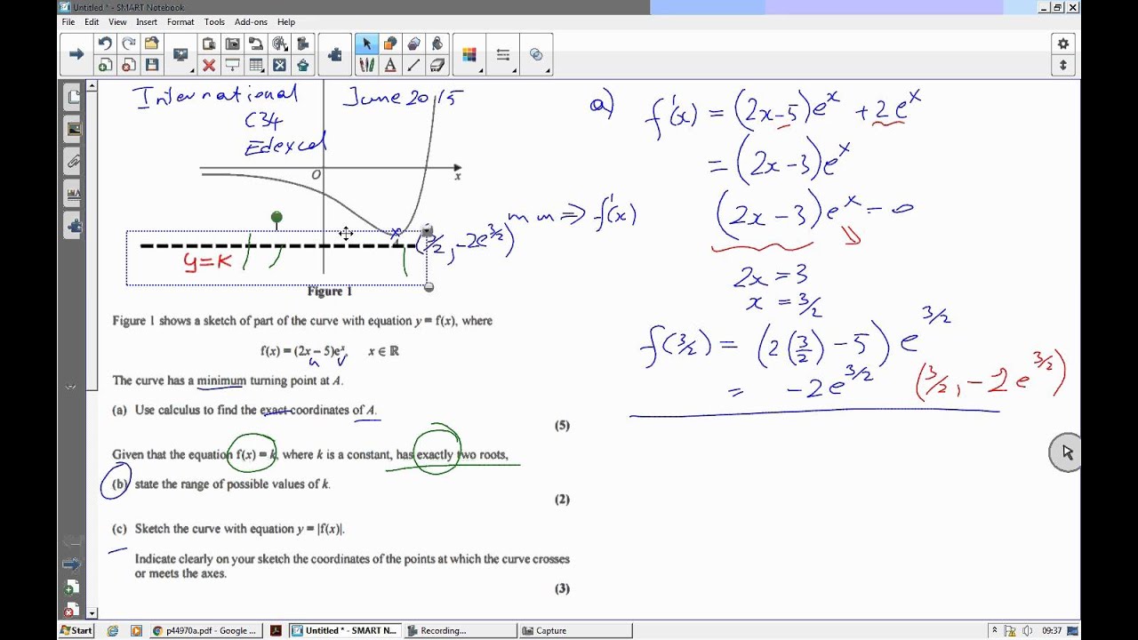 C34 Edexcel June 2015 question 3