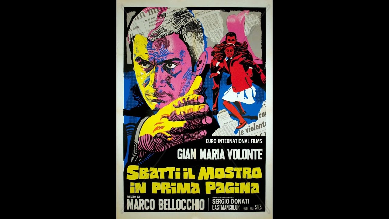 G.M.Volonte' -SBATTI IL MOSTRO IN PRIMA PAGINA- il film(1972)[LEGGERE BENE LA DESCRIZIONE!]