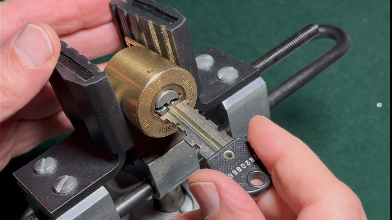 Rosengrens 32A81S Disk Detainer Safe Deposit Box Lock Picked & Gutted