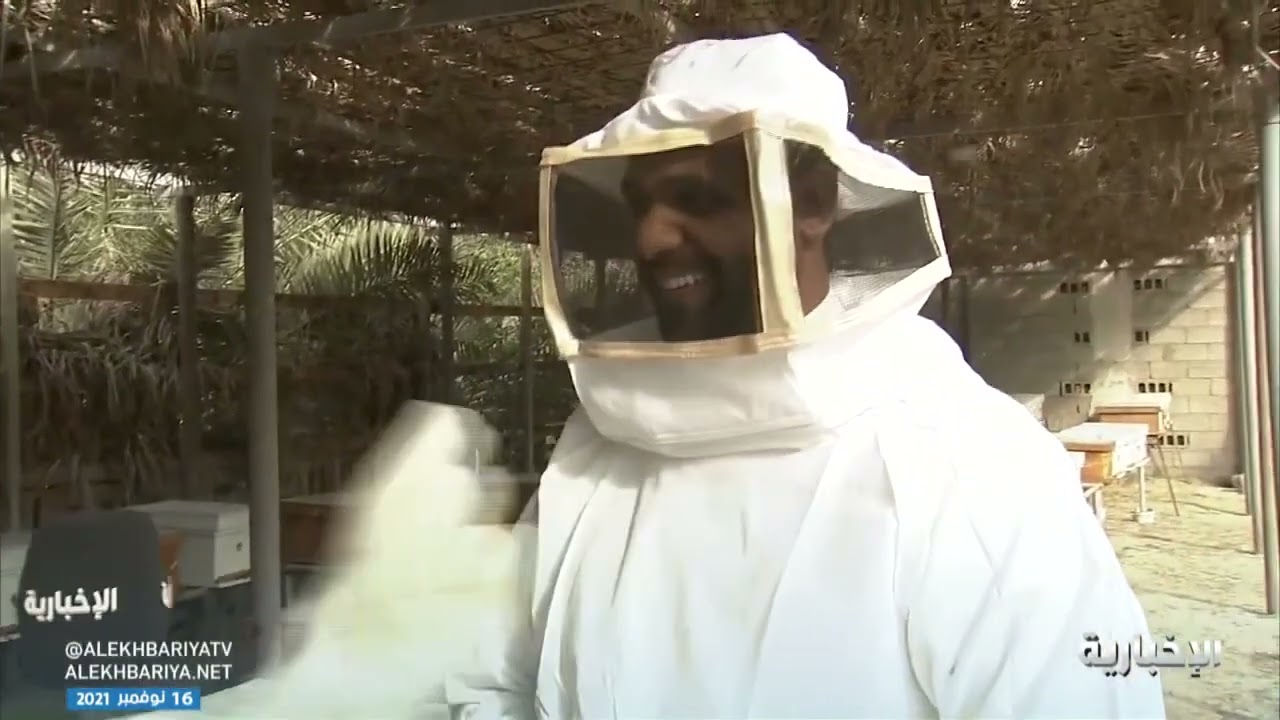 زيارة قناة الأخبارية لمنحل أمير النحل بالأحساء