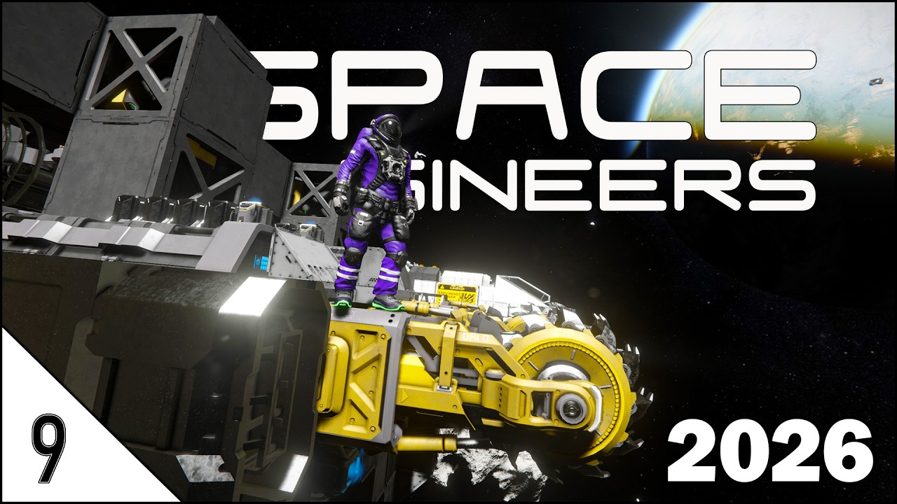 Rebuilding our FALLEN Mining Ship! | Space Engineers Survival 2026 | Episode 9