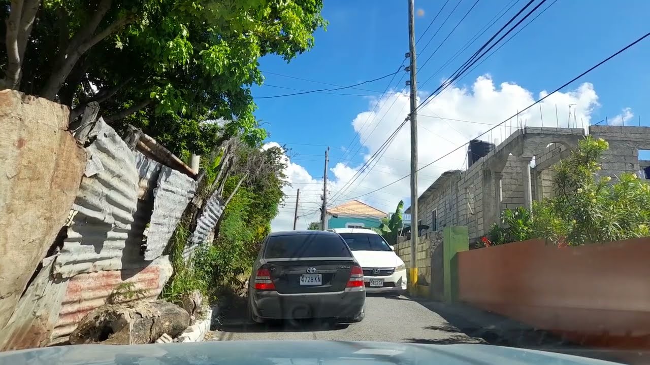 Road Development, Yallahs Bay to Roselle via White Horses. St. Thomas, Jamaica. Real time drive.