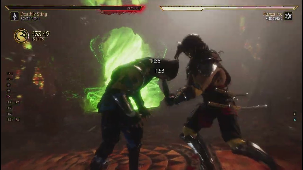 Mortal Kombat 11 Easy 500 Scorpion combo