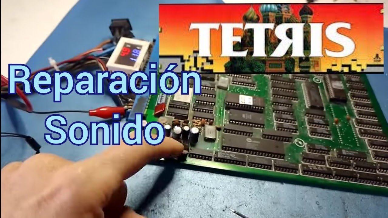 Reparación Placa Arcade Tetris sin sonido.