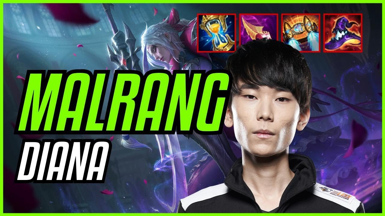 MALRANG - DIANA vs RUMBLE JUNGLE - EUW CHALLENGER - PATCH 11.10