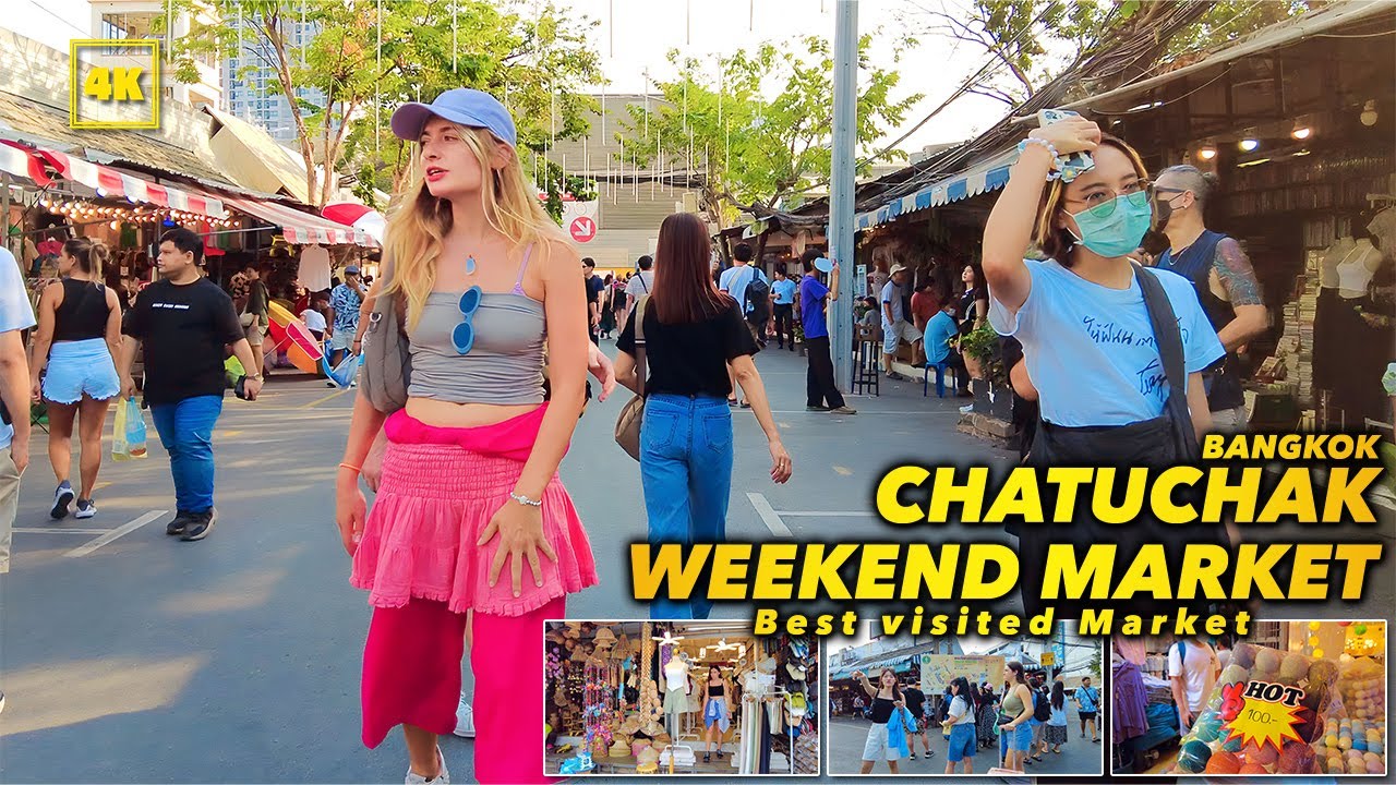 Enjoy! Chatuchak Weekend market , Shpooing & ART , Aqua market area! Best visited Market in BANGKOK!
