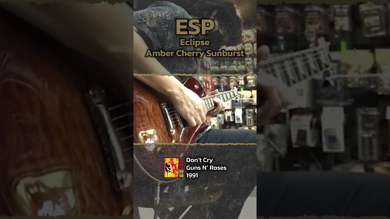 Guns N' Roses - Don't Cry [Guitar Cover] | ESP Eclipse Amber Cherry Sunburst