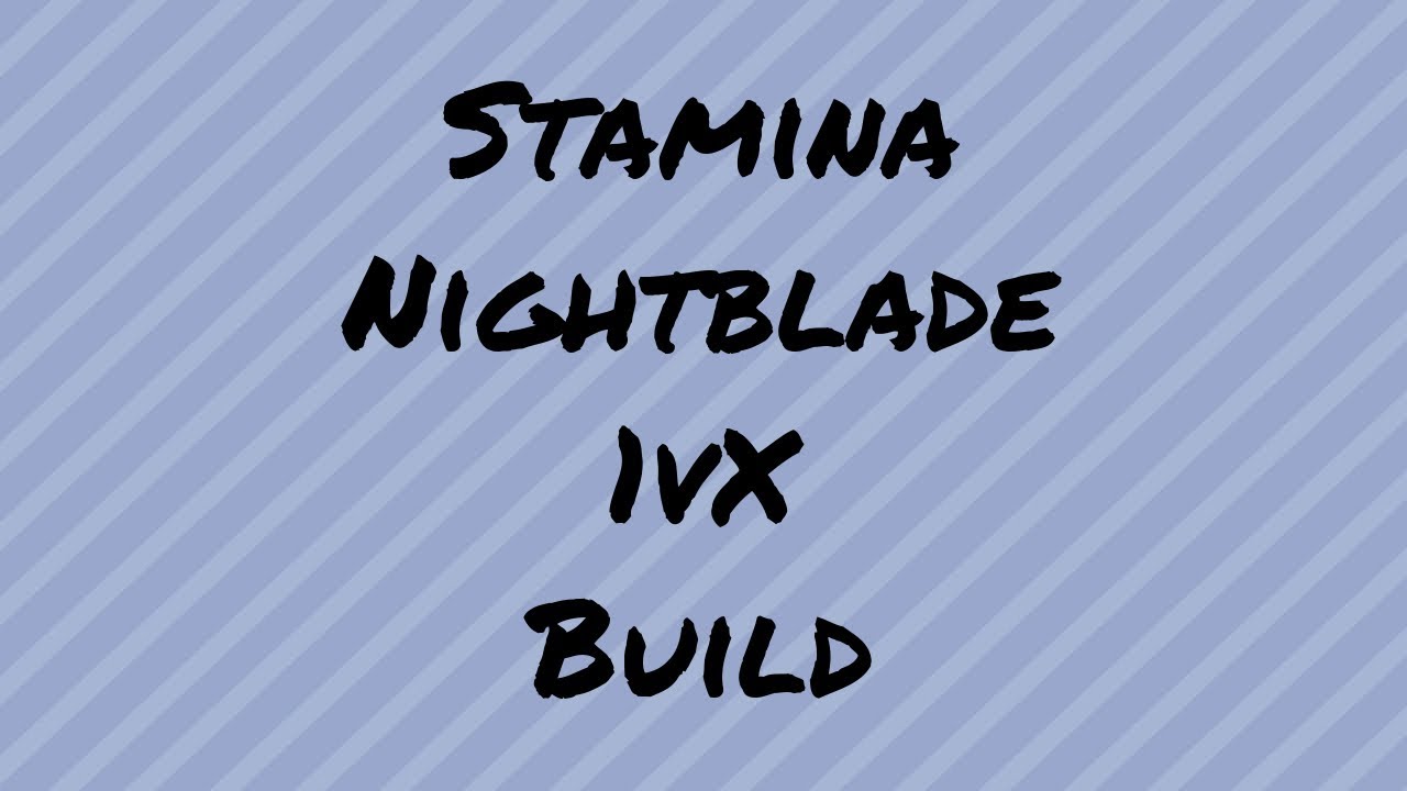ESO PVP: Stamina Nightblade 1vX Build (Murkmire)