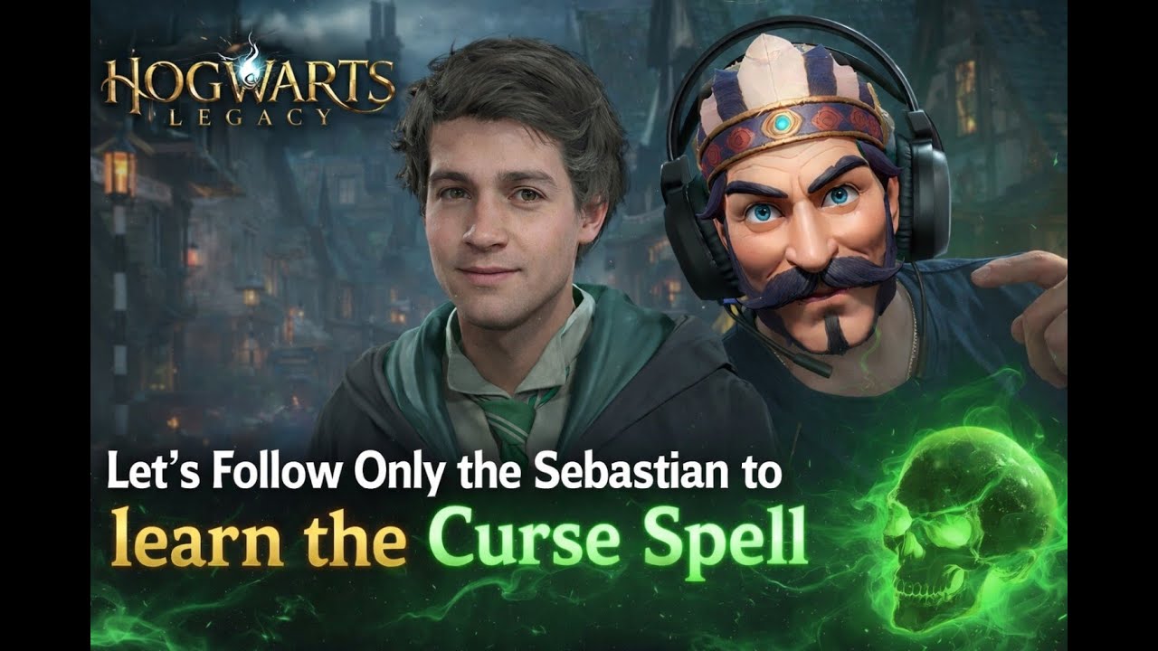 Lets Follow Only the Sebastian to learn the Curse Spell #hogwartslegacy #EP21🔥 #ravanislive