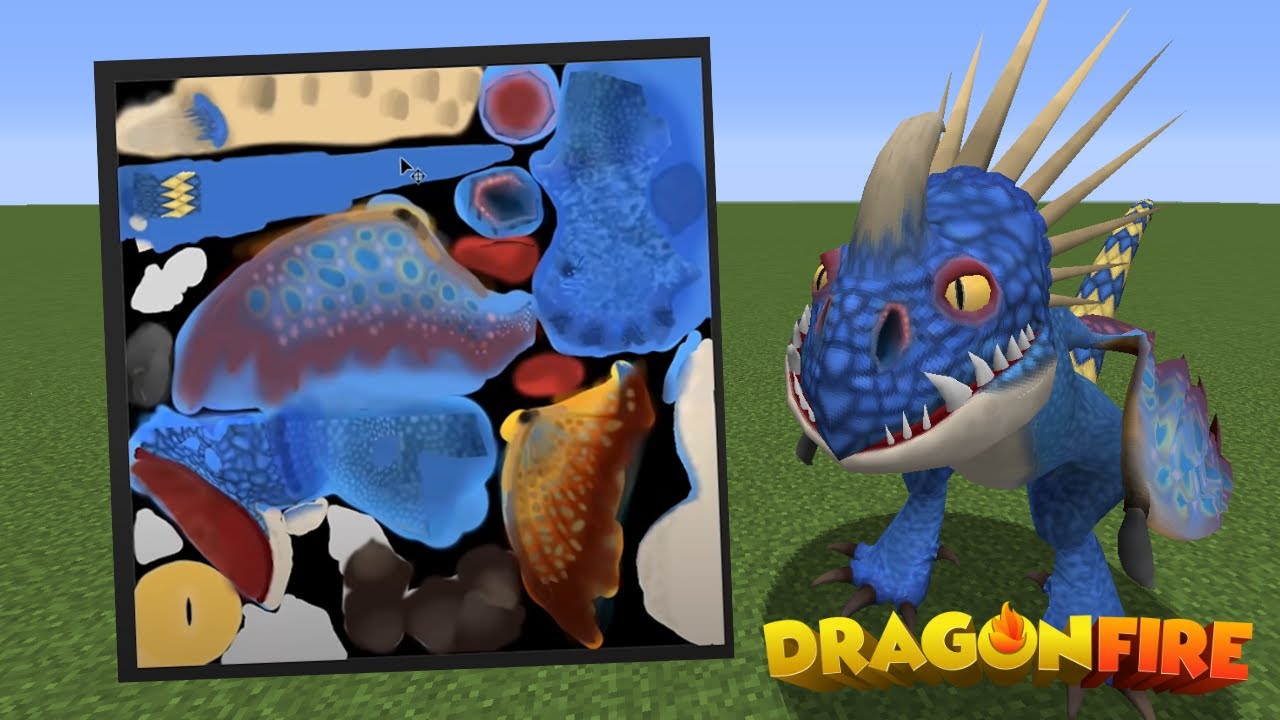 HOW TO TEXTURE YOUR DRAGON! - DragonFire Tutorial