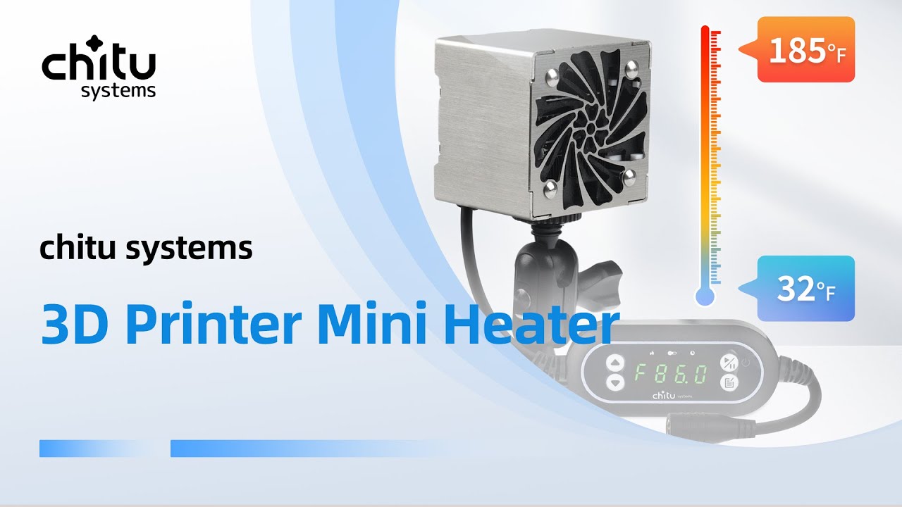 Warming resin with chitu systems Mini Heater.