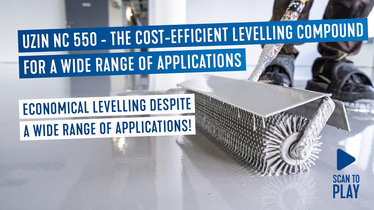 Application UZIN NC 550 FusionTec levelling compound step by step