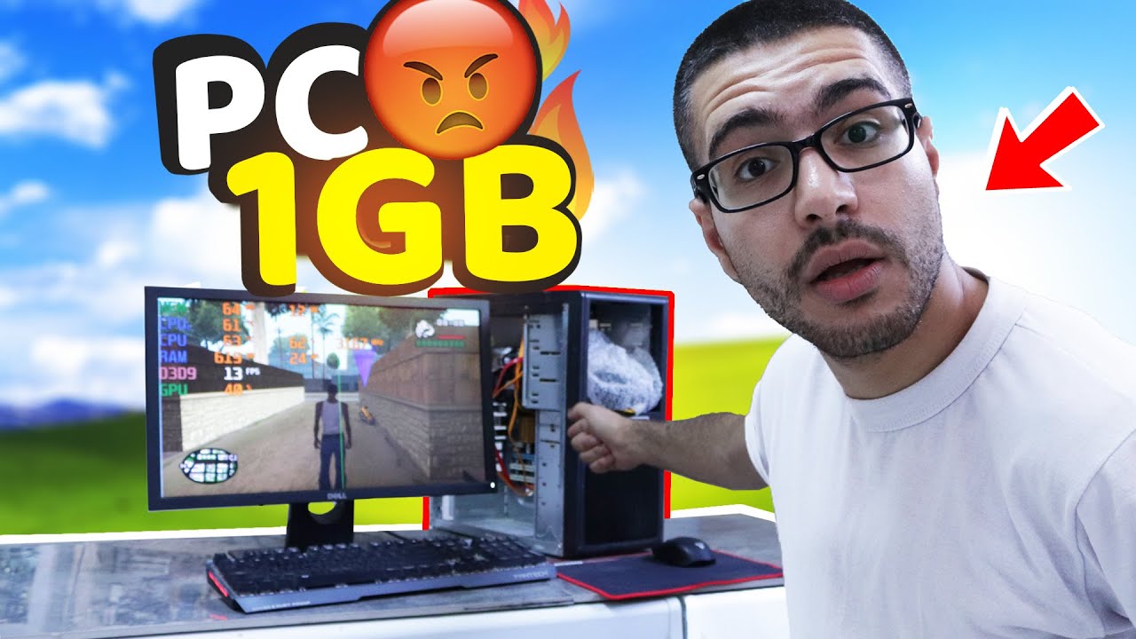 مستحيل… كمبيوتر 1 جيجا رام شغّل ألعاب 2025! 😳✅