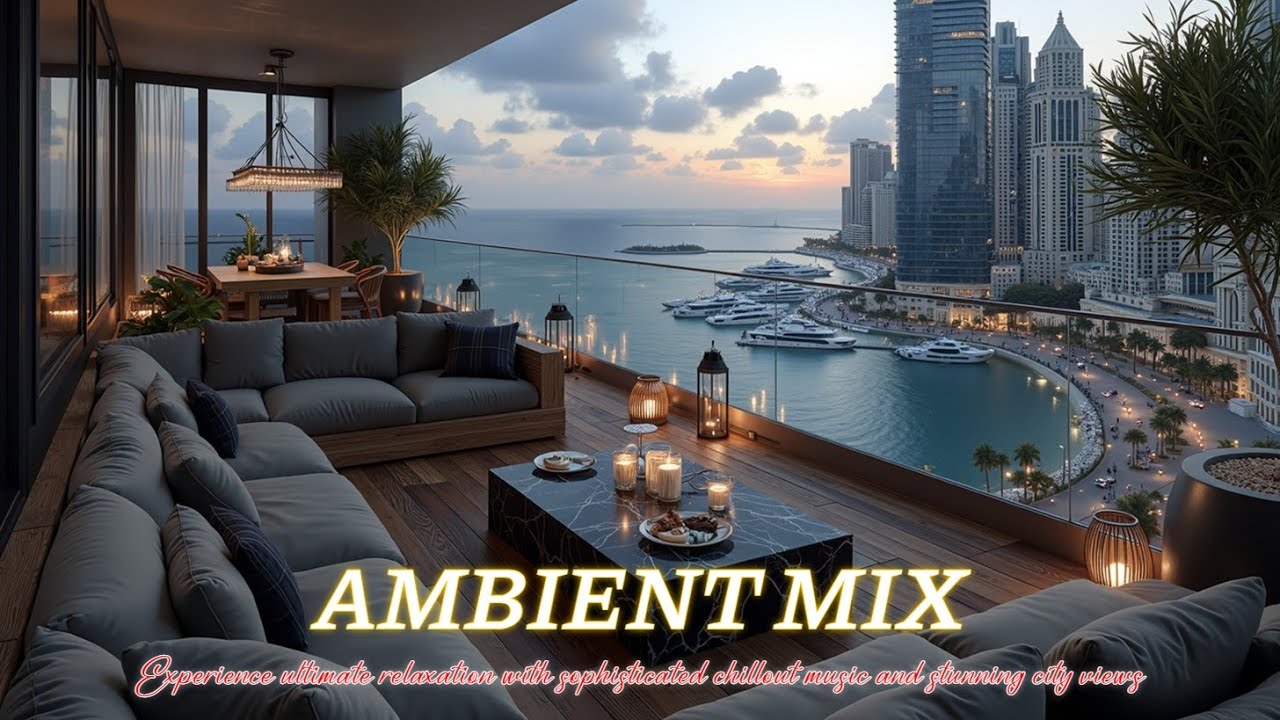 Waterfront Chillout Lounge Night ~ Serene Ambient Music for Luxury Relaxation