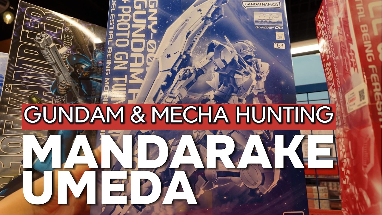 Hunting Every Rare Gundam at Mandarake Umeda Japan