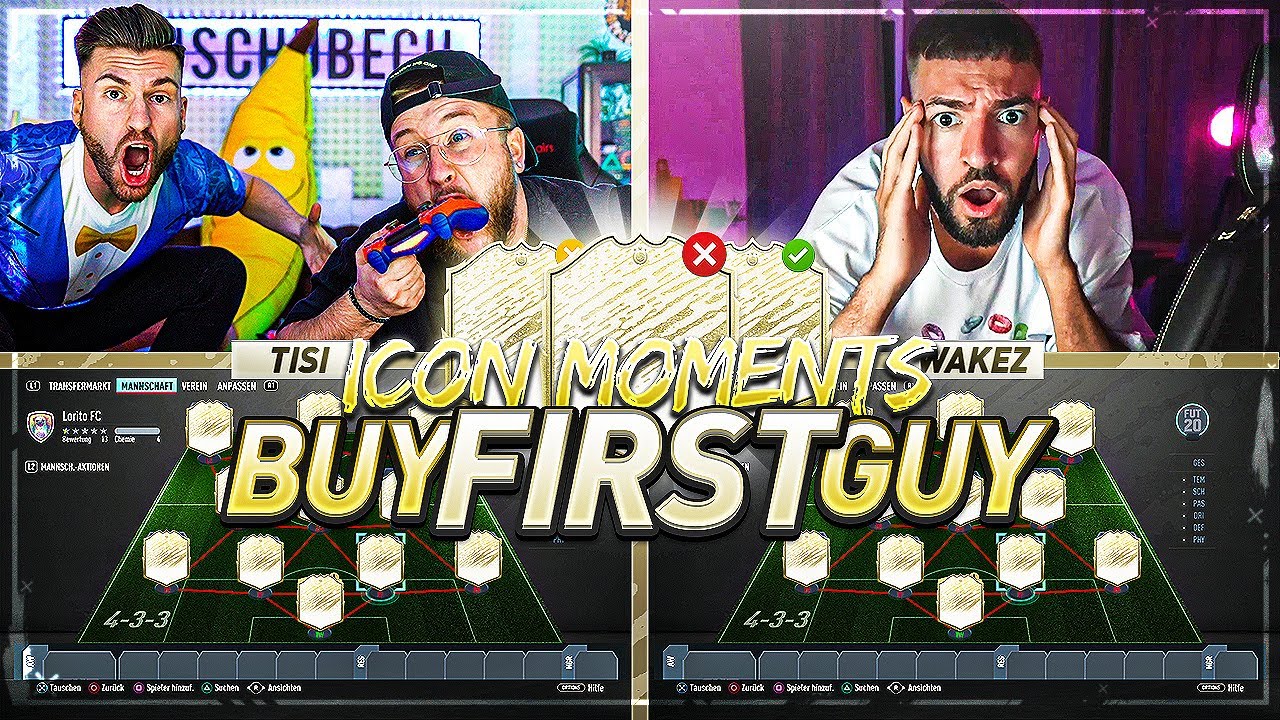 FIFA 20: FULL PRIME ICON MOMENTS Buy First Guy VS Wakez 🔥😱DUMME IDEE .. ☠️